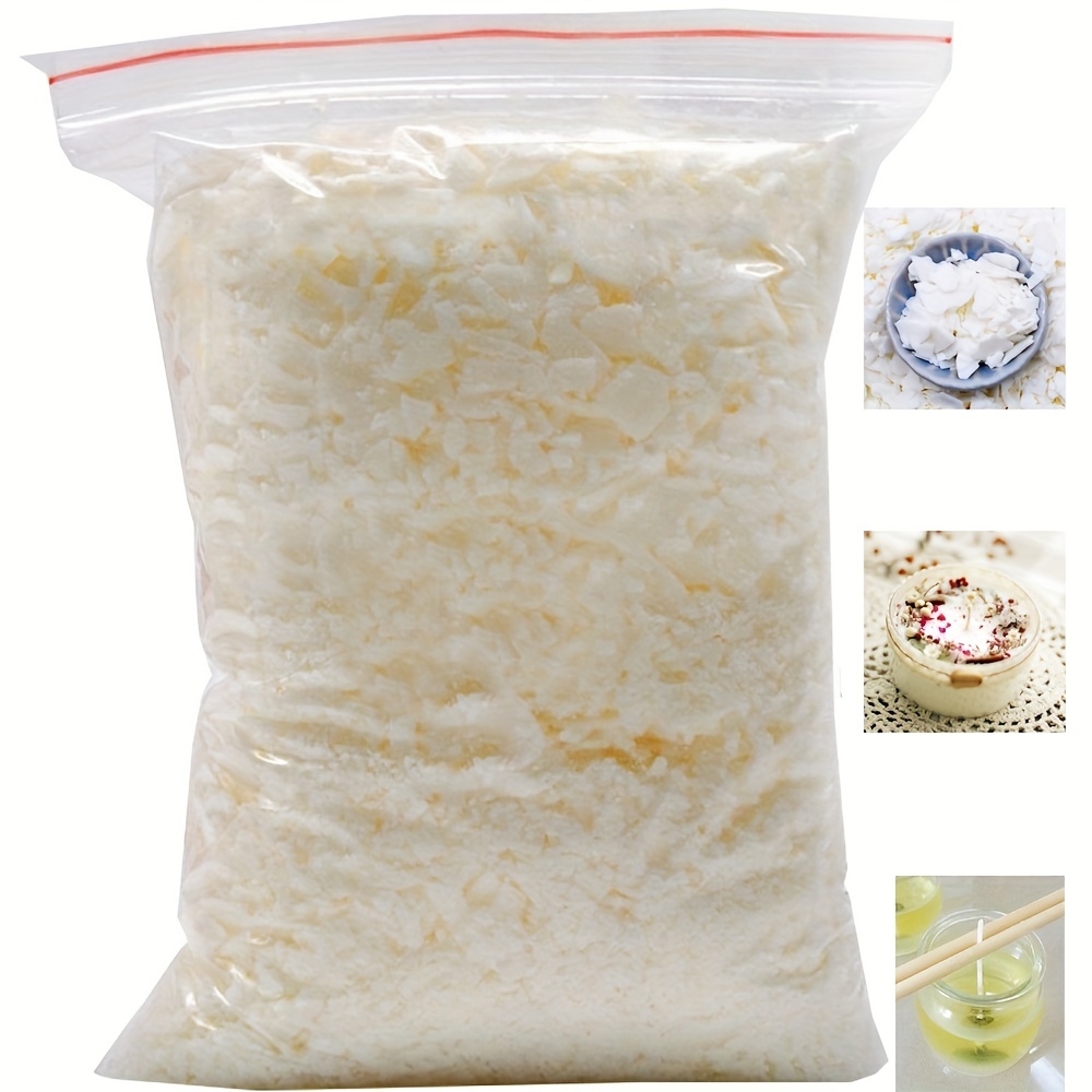 1000g / Bag Smokeless Natural Candle Wax Soy Wax Candle Making