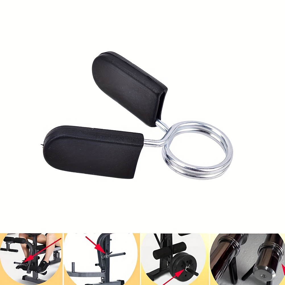 Barbell Clamps Spring Weight Clips Dumbbell Bar Clip