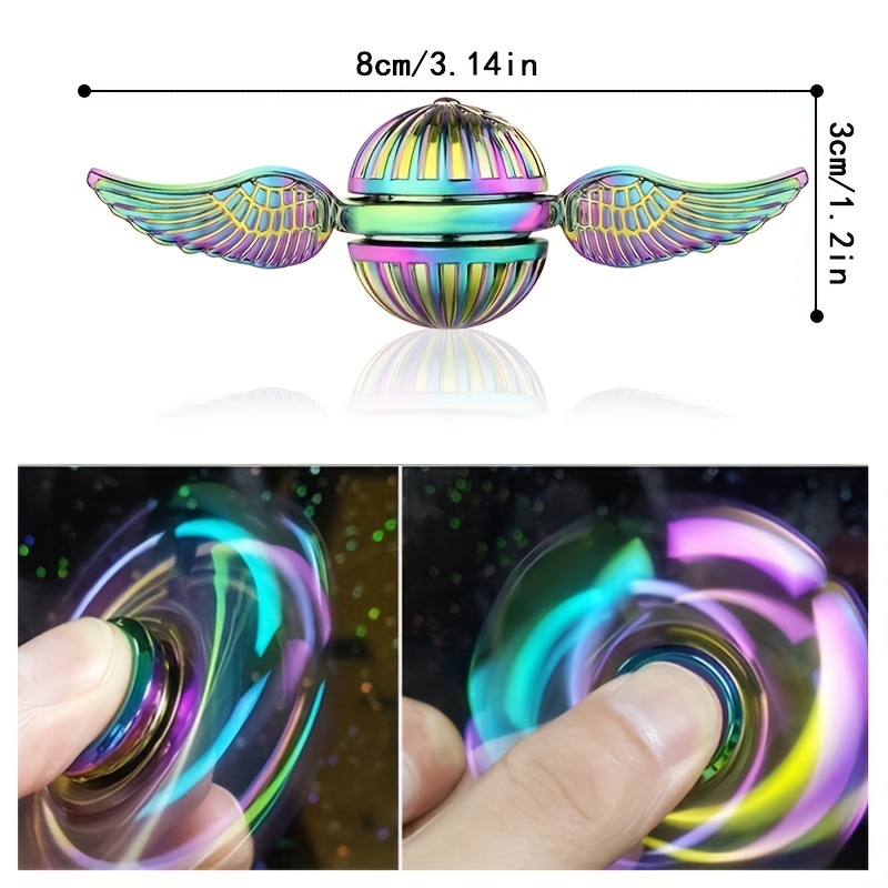 Harry Potter Fidget Spinner,Rainbow Golden Snitch Toy