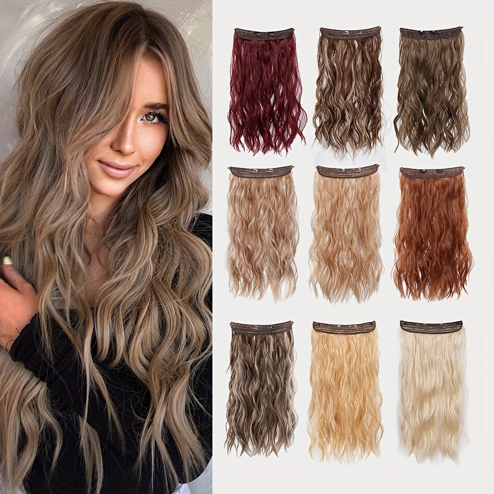 Invisible Wire Hair Extensions with Transparent Wire Adjustable