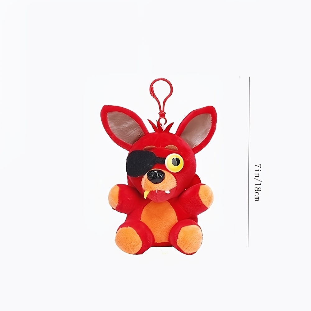 18cm Kawaii FNAF Plush Toy Cartoon Animal Freddy Fazbear Plush Figure Bear  Foxy Rabbit Anime Plush Toys Children's Holiday Gift