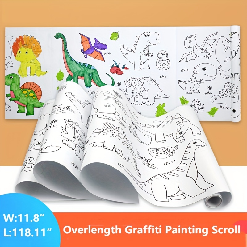 Toddler Crafts Children's Graffiti Scroll Kids Drawing Giant