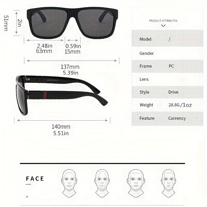 ZXRCYYL Brand Polarized Sunglasses New Men Women Square Brand