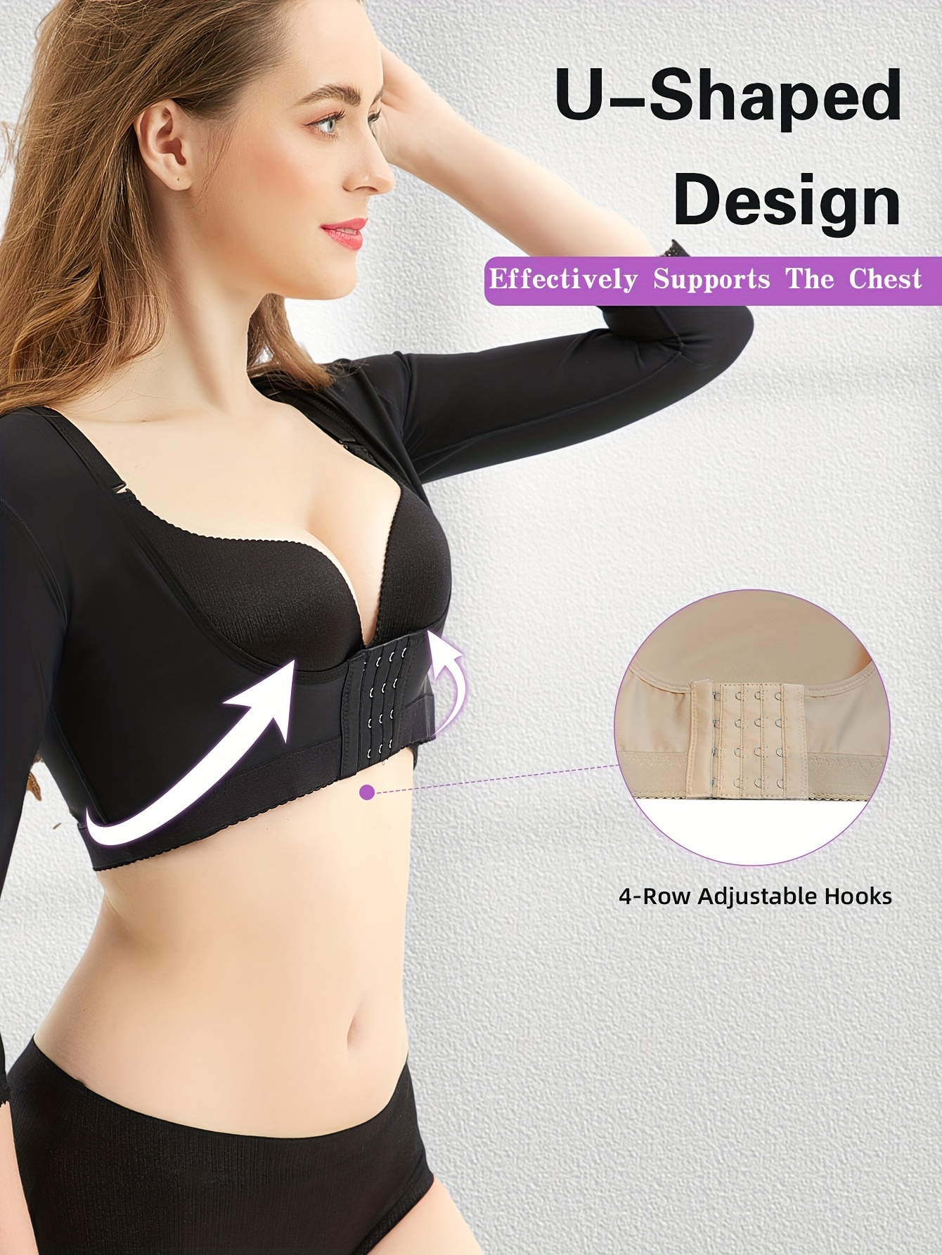 Front Buckle Shaping Tank Tops Adjustable Compression - Temu