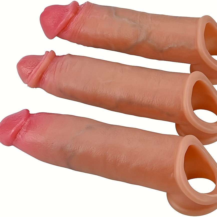 Silicone Penis Sleeve Cock Sleeve Male Sex Toy Penis Temu Canada