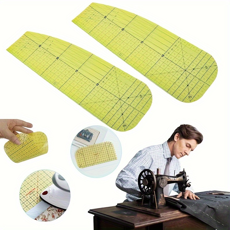 Hot Ironing Ruler Patch Tailor Craft Sewing Fabric DIY Clothing Measuring  Tool