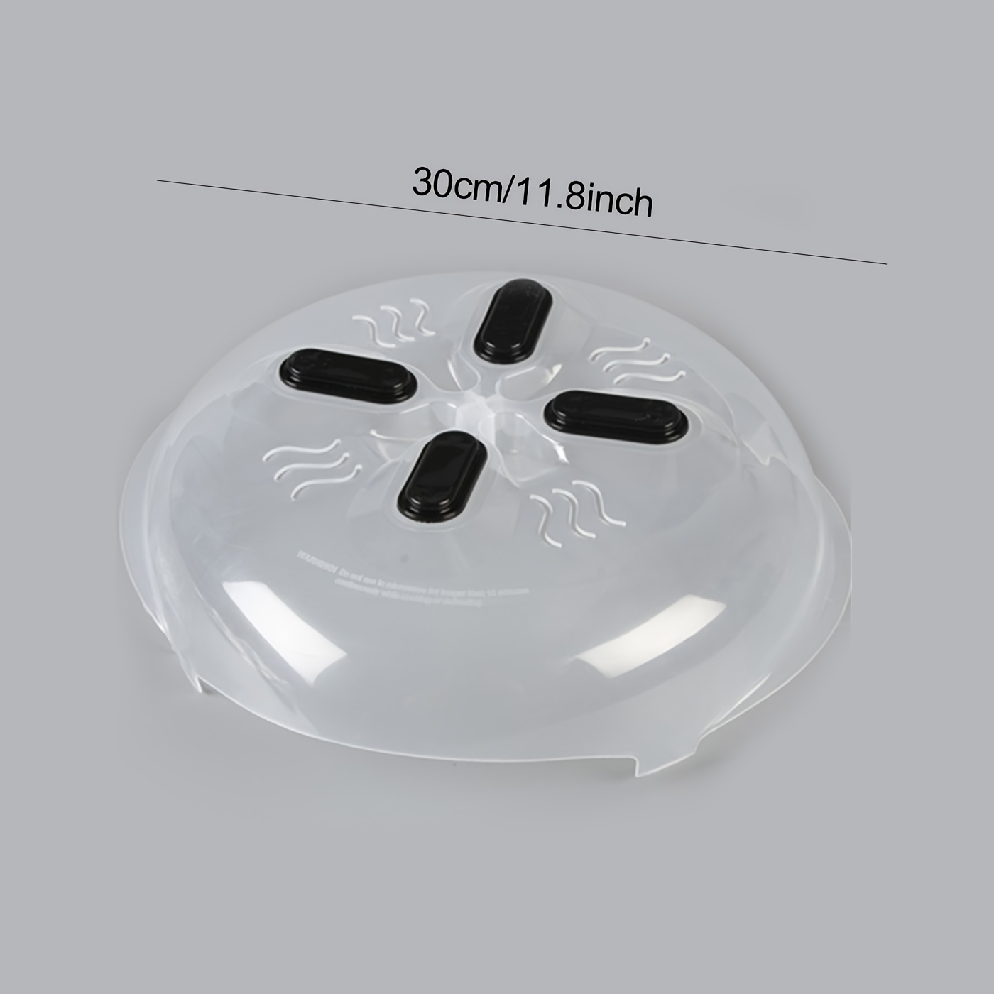 1pc Magnetic Microwave Splashproof Lid, Multifunctional High Temperature  Microwave Splash Cover With Steam Vents 11.8in