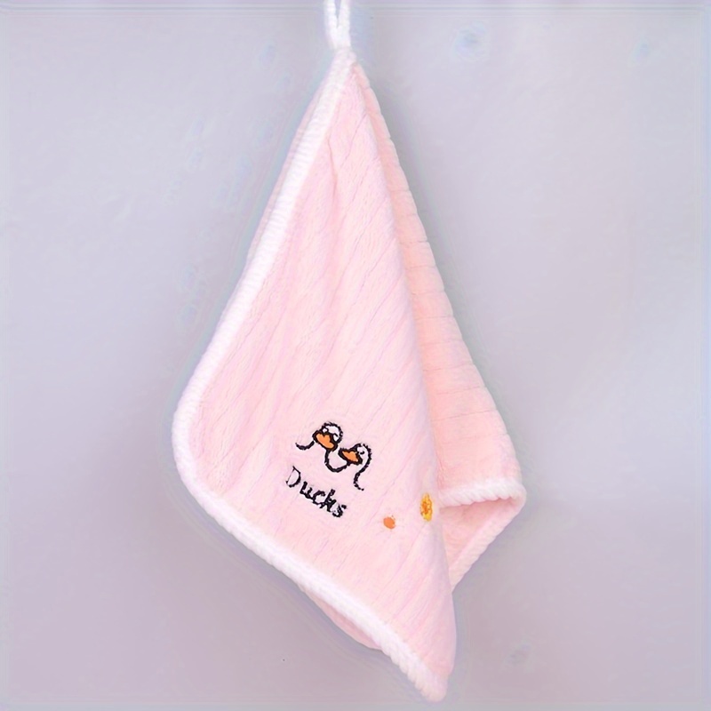 Cartoon Weather Embroidered Hand Towel Household Cute - Temu
