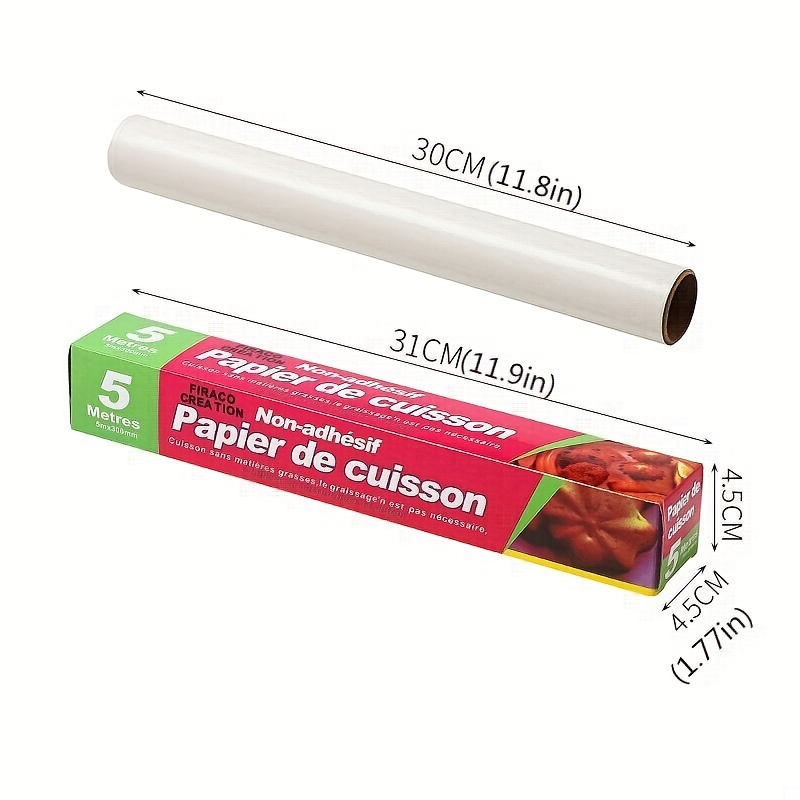 1 Roll Parchment Paper Disposable Air Fryer Liners Non Stick - Temu
