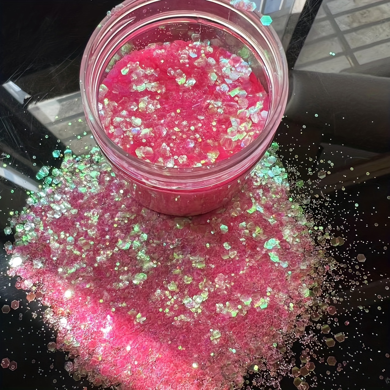 DIY : Homemade Glitter Powder Making • glitter powder making at