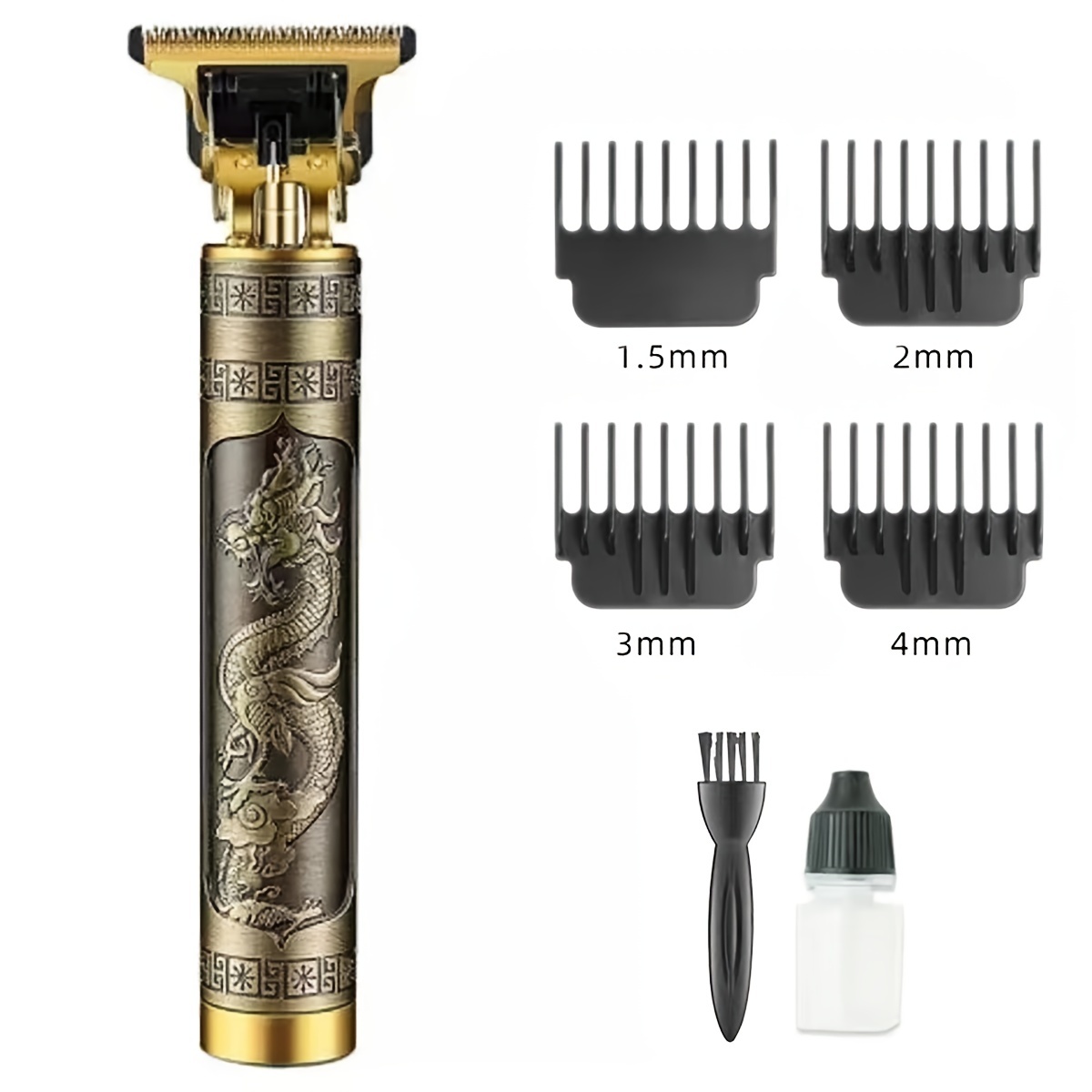 Amazon.com: Suttik Professional Hair & Beard Trimmer for Barber, T-Blade  Hair Edgers Clippers, Gold Knight Close-Cutting Trimmers, Cordless Clippers  for Hair Cutting, Gift for Men : Beauty & Personal Care