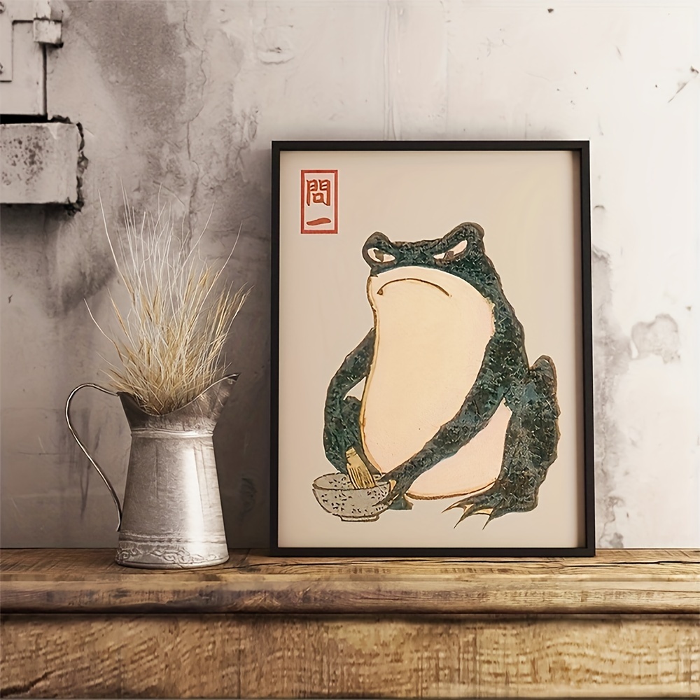 Frog Art Canvas - Temu