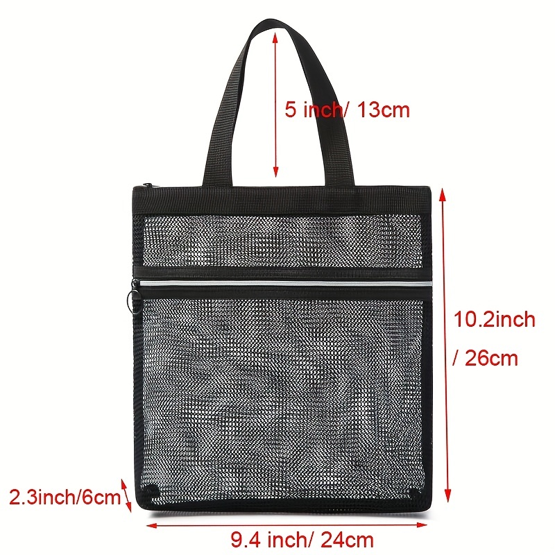 Yescom Portable Mesh Shower Caddy Tote 8 Pockets Bathroom Carry