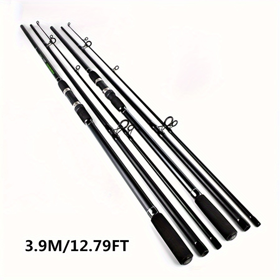 FTK 4-section Spinning Rod, Brute Tuff Composite Graphite And Glass Rod  Blank, Stainless Steel Guides With Zirconia Ring Tip