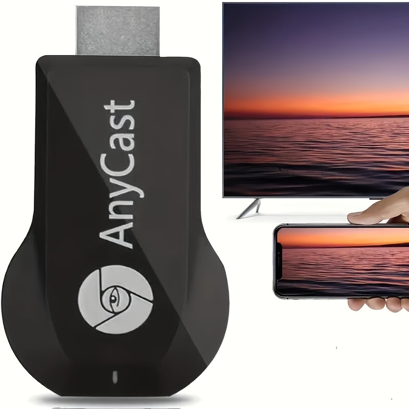 Wifi inalámbrico pantalla receptor Airplay HDMI Dongle TV Stick Miracast  adaptador para Chromecast Mirror Box para ios Android negro