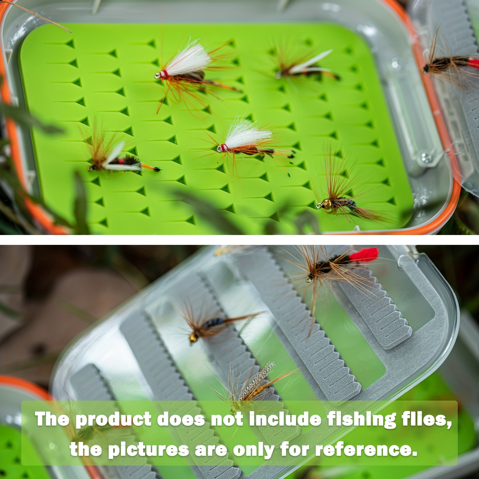 Waterproof Fly Fishing Box Holds 312 Silicone Insert - Temu