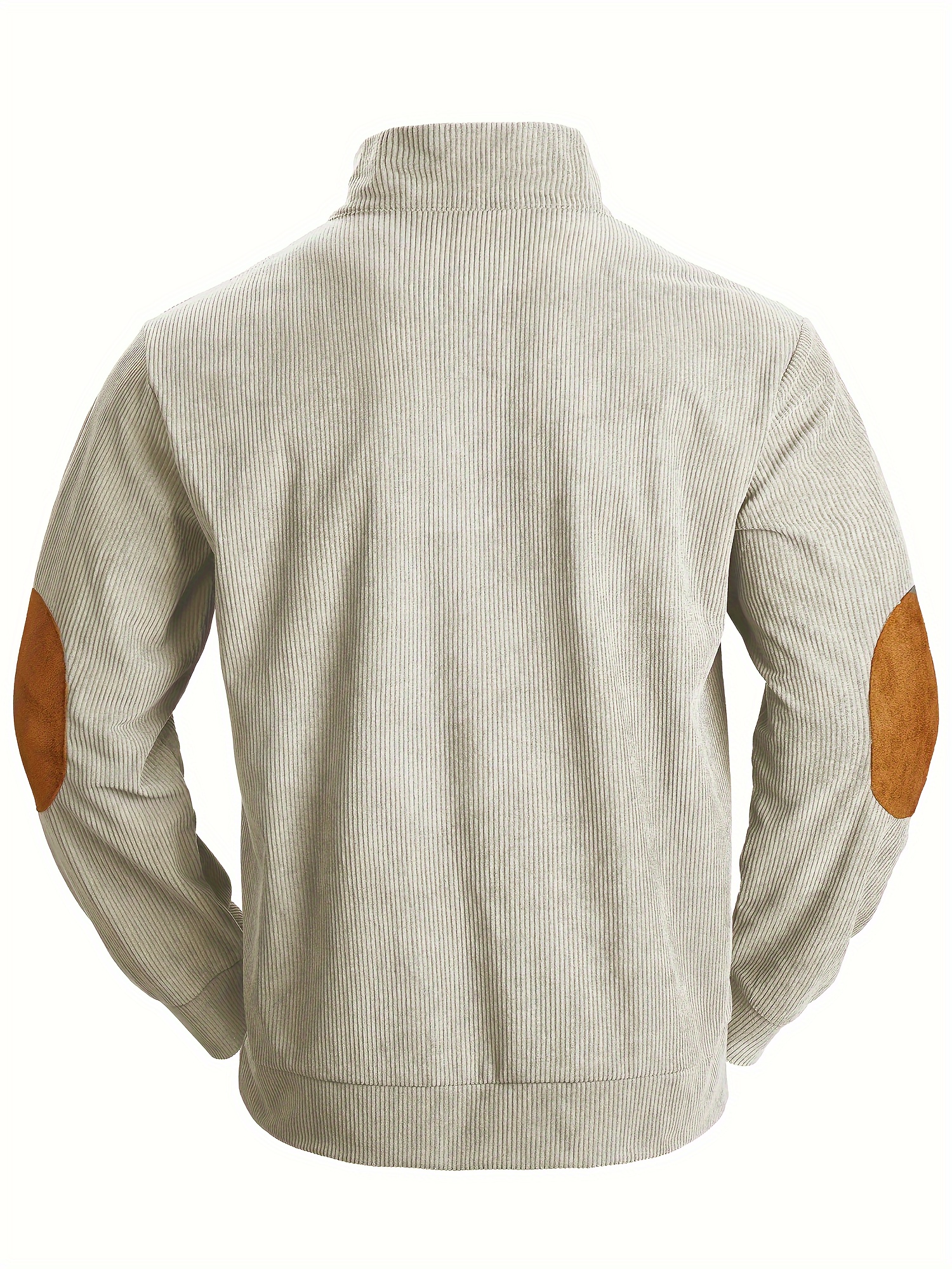  Sweatshirt Men's Sweater Elbow Patches Men's Long