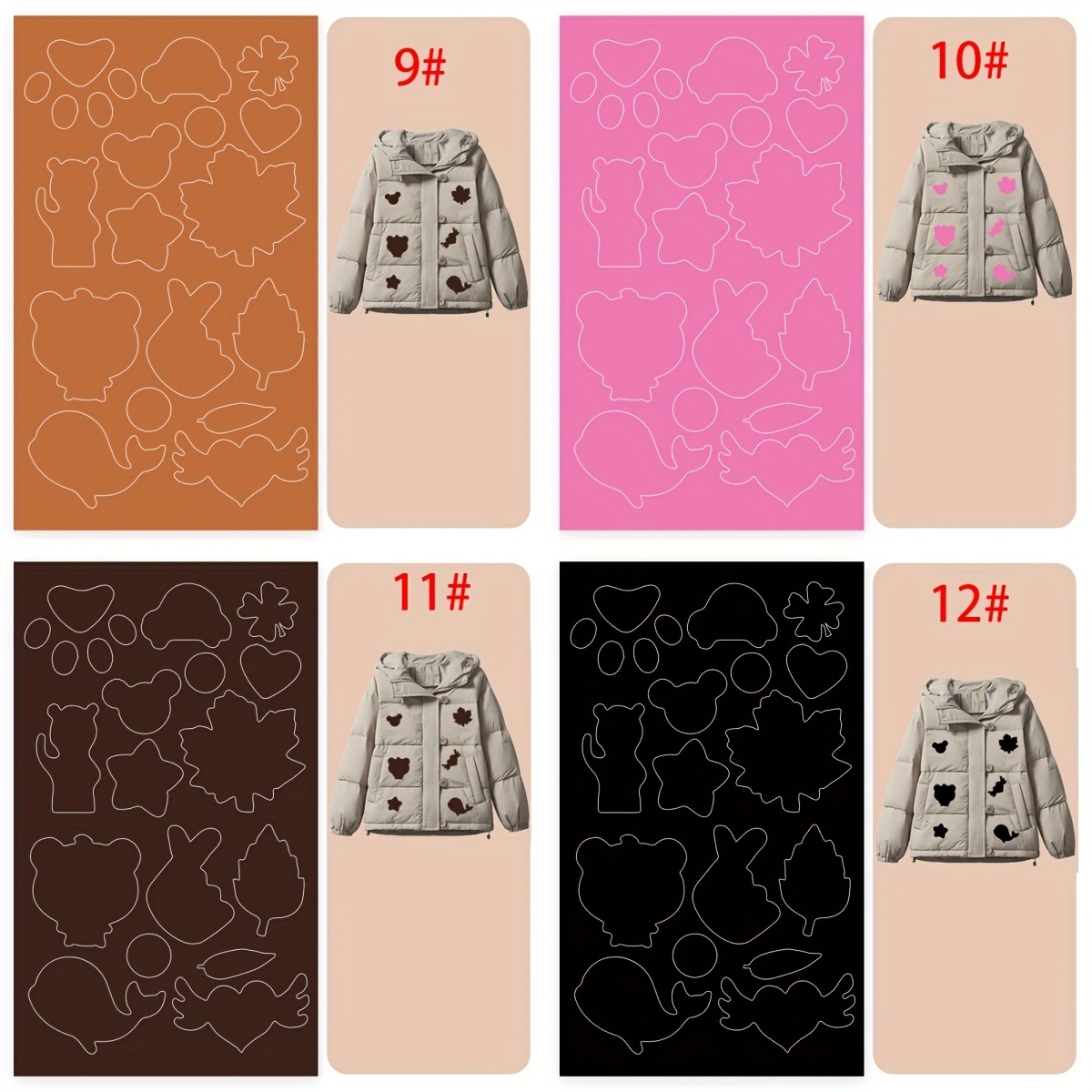 Down Jacket Ripped Decoration Diy Simple Patches Decorative - Temu