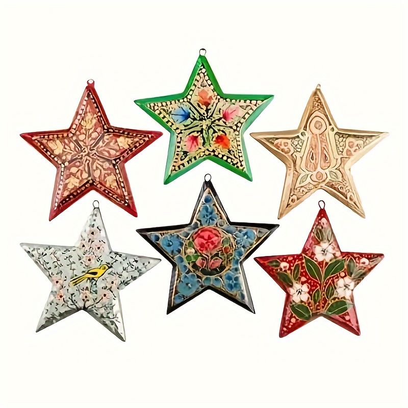 Wooden Star Ornaments 10 12 15 4 Sizes Hollow Blank Wood - Temu