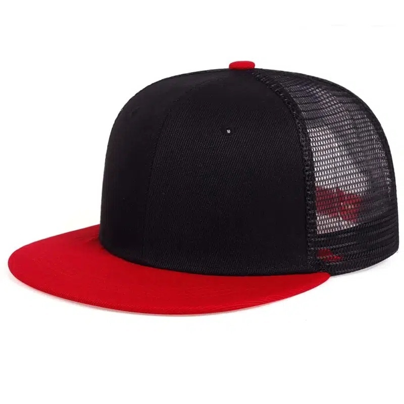 Men's Casual Mesh Flat Brim Cap