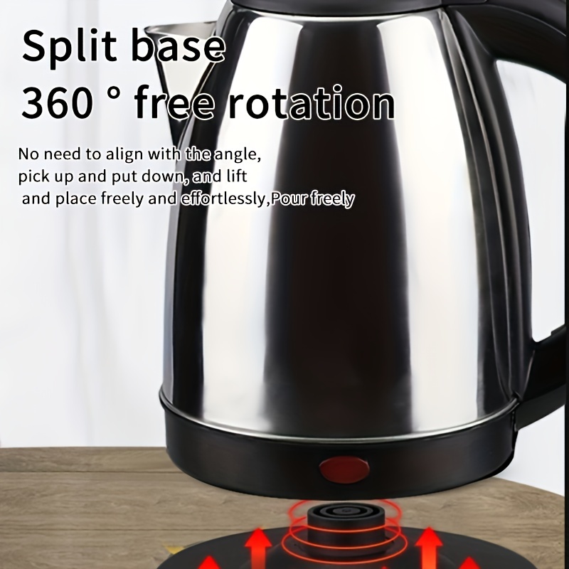  NEW Stainless Steel Electric Kettle, 2L Large Capacity