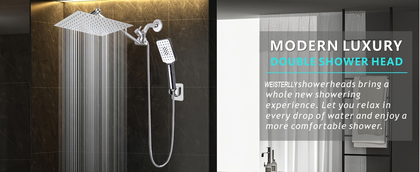 Accesorios de ducha de tubería expuesta de cromo pulido, montaje en pared,  mezclador de cabeza redonda de lluvia de 8 pulgadas, combo de ducha de baño