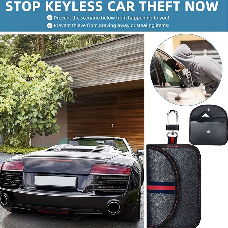 2 étuis de protection RFID pour clés de voiture