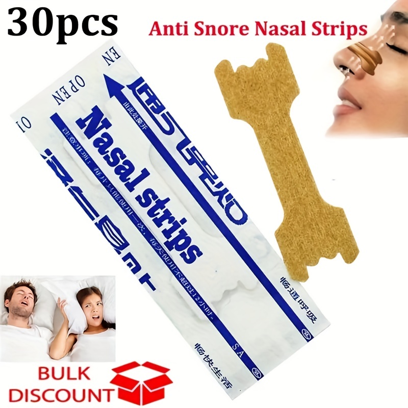 

30pcs Anti Snore Nasal Strips, To Help Breathe Right Breathe Better Stop Snoring