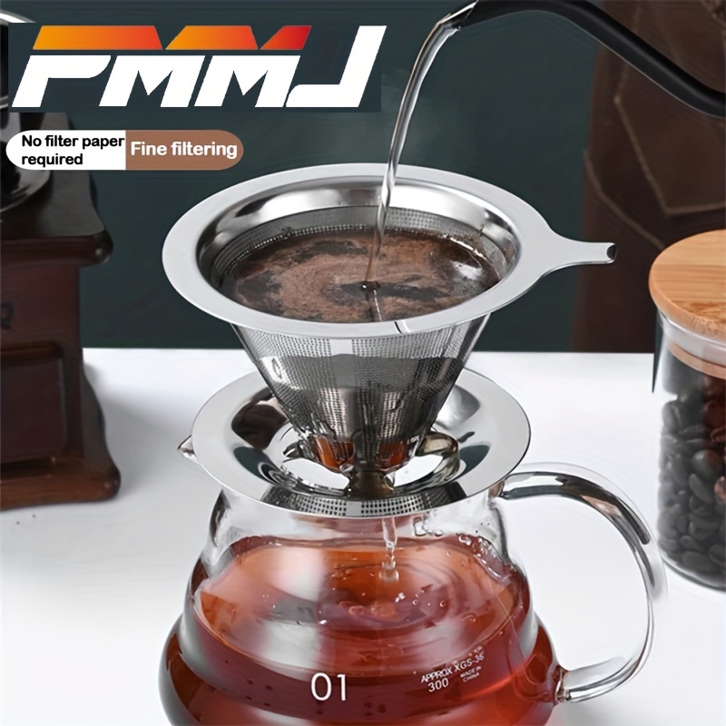 Hand Brew Coffee Rack Reusable Metal Pour Over Coffee - Temu