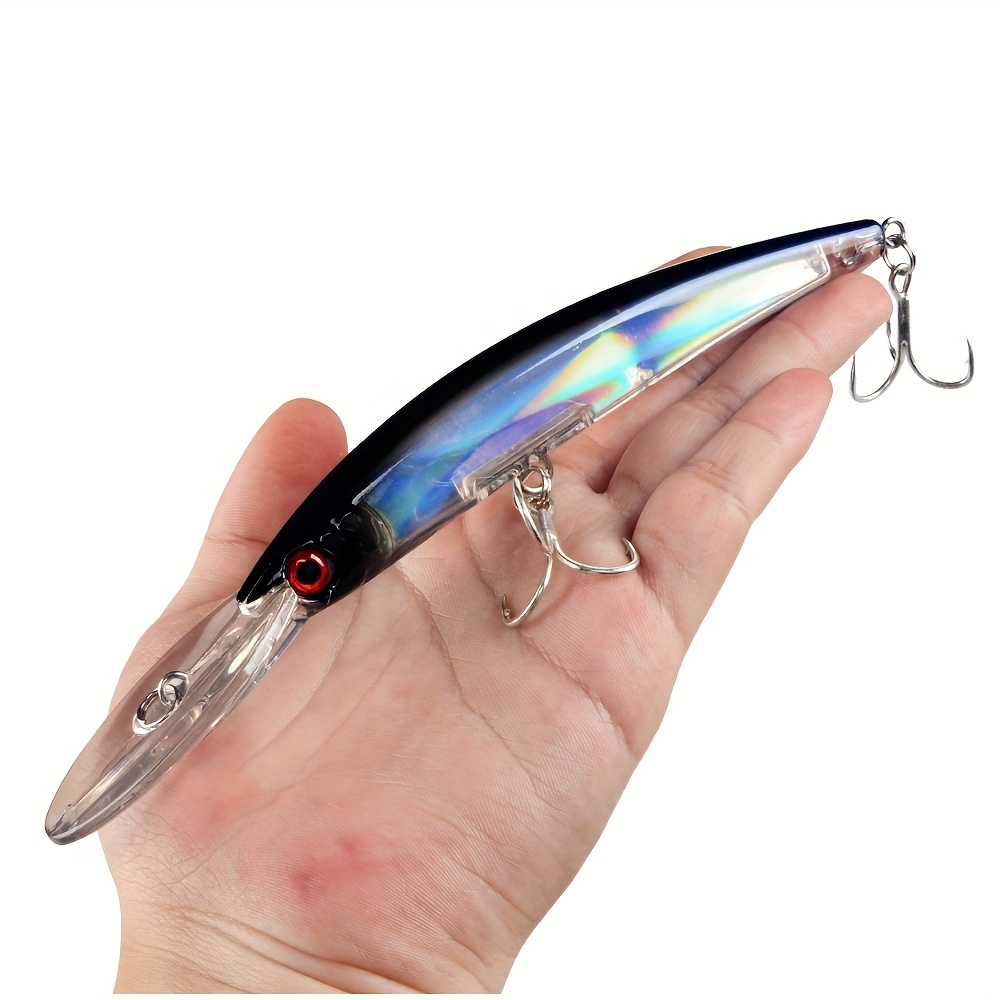 Laser 3d Eyes Bionic Sinking Minnow Fishing Lure Artificial - Temu