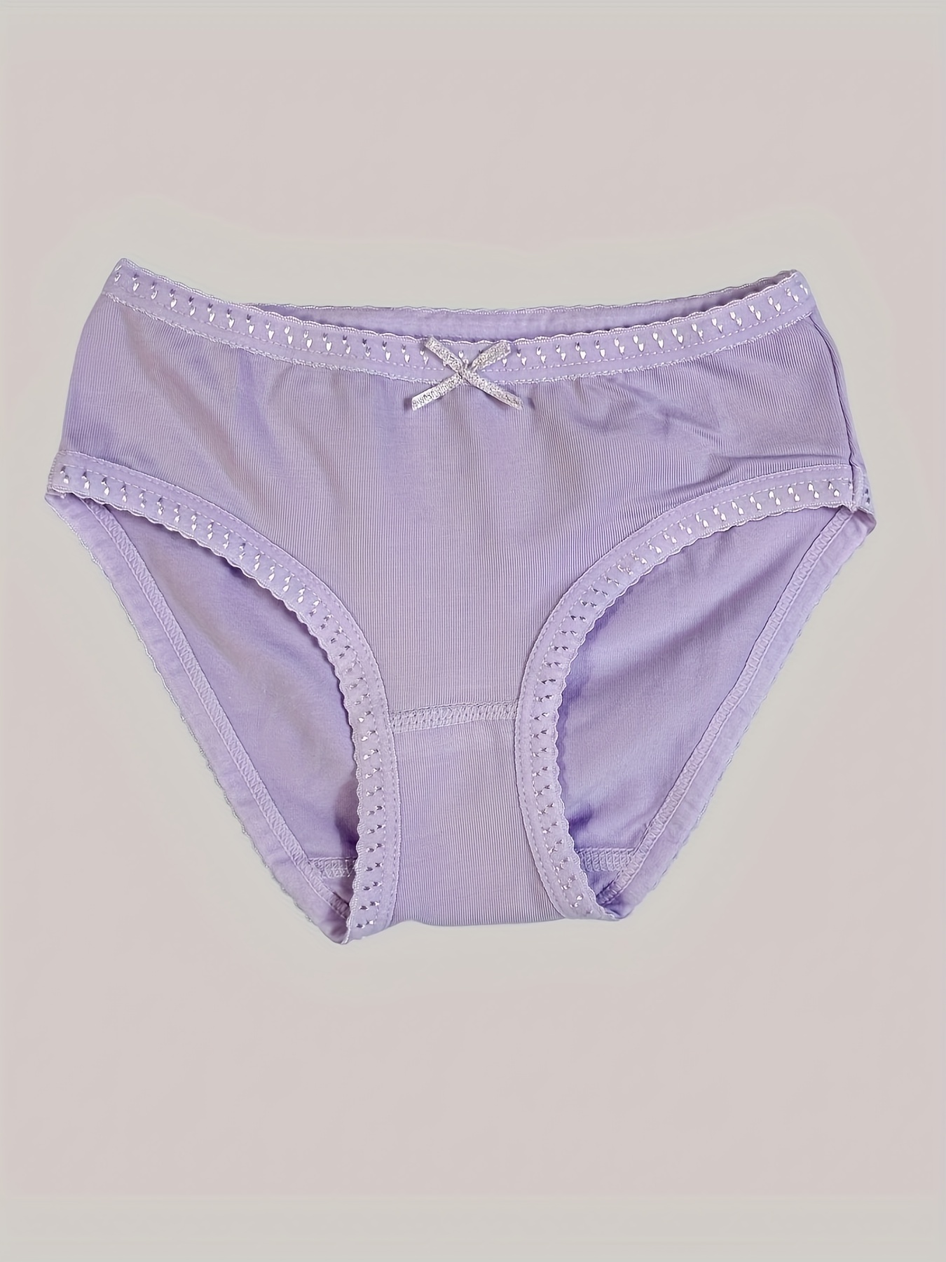 Pack of 4(Any 4) plain solid texture panties for girls/panties for