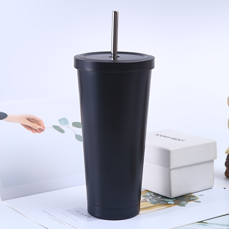 New Hot Sale 750ML 304Stainless Steel Straw Cup Large Capacity