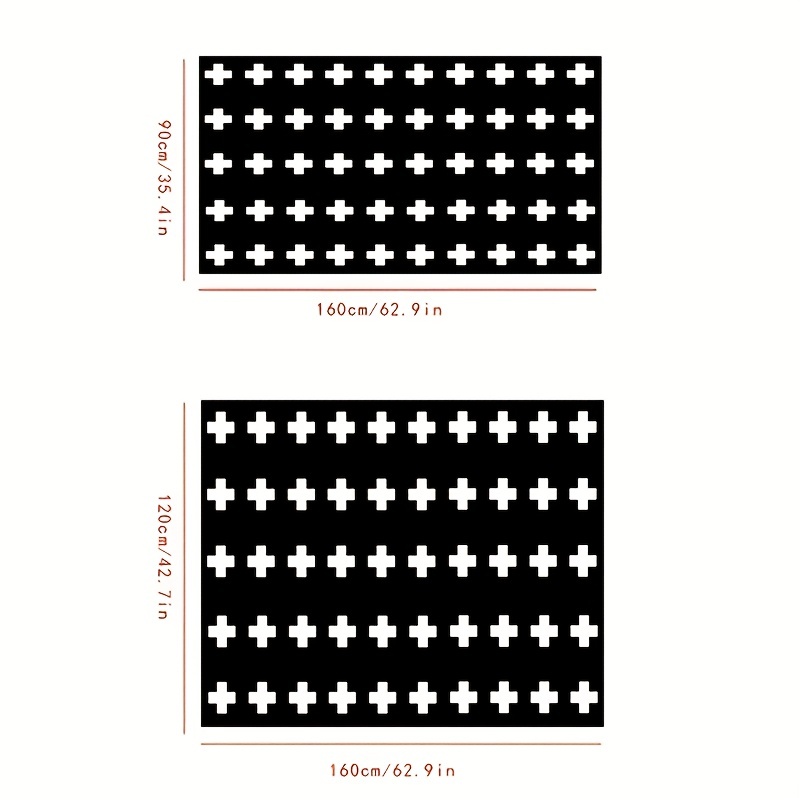 Geometric Pattern Area Rug Non-slip for Bedroom Living Room