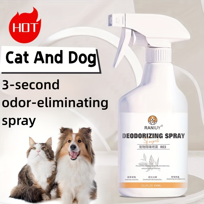 1pc 10.14oz Pet Deodorant Spray, Pet Odor Eliminator For Strong Odor Dog  Litter Deodorizer, Air Freshener Spray For Dog Nest Toilet