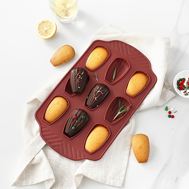 Moule silicone 8 madeleines Tefal Proflex rouge
