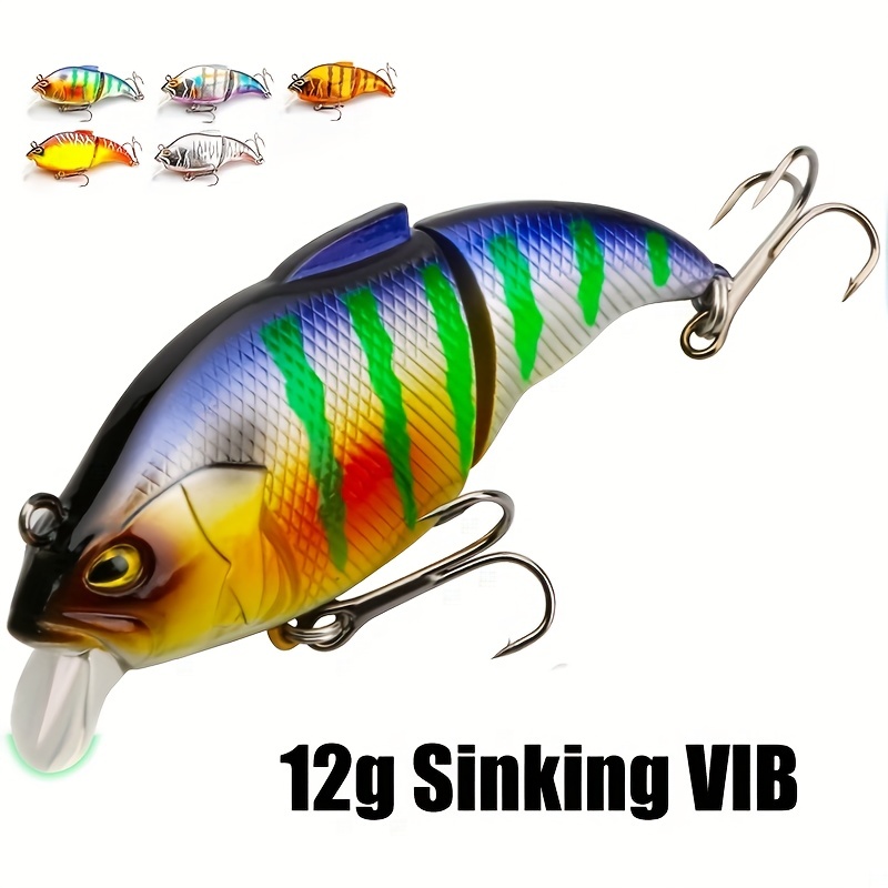 

7.5cm/12g Fishing Vibration Wobbler Swimbait Lures - Catch More Bass, Pike, And Perch!