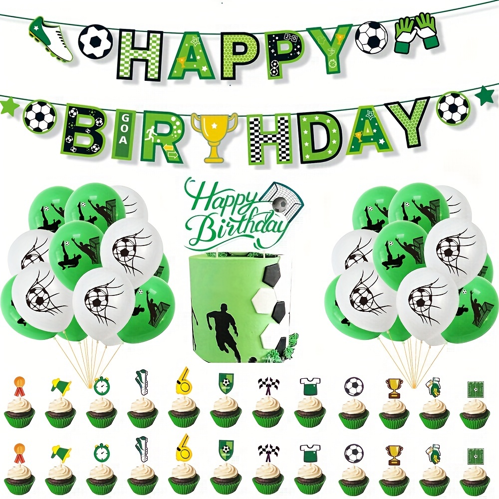 Conjunto Globos Fútbol Decoraciones Fiestas Fútbol Globos - Temu Spain