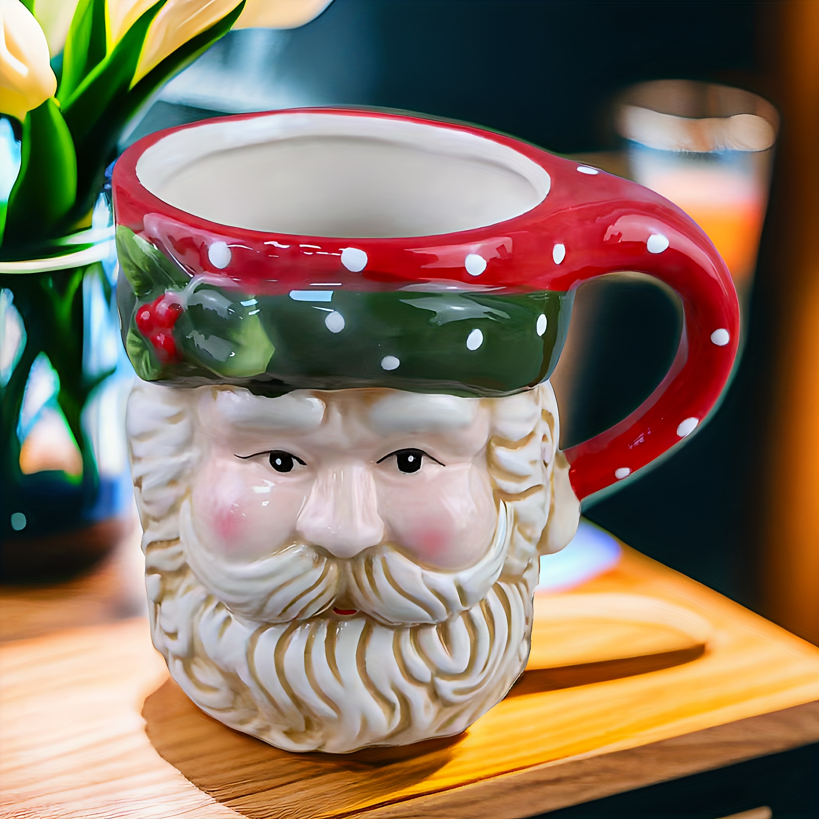 Christmas Travel Mug Cute Santa Stainless Steel Coffee Cup - Temu
