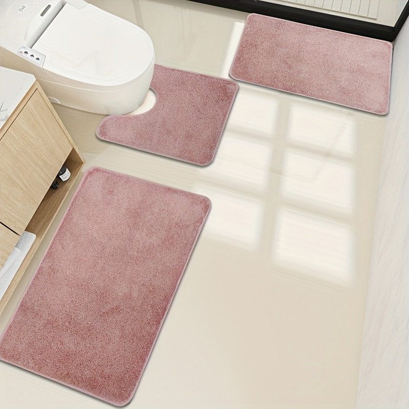 Chenille Doormat, Soft Highly Absorbent Bathroom Mat, Non Slip Washable  Bath Mats Rugs for Bathroom Floor Sink Tub Shower Rug Bathmat, 24x16 Inches