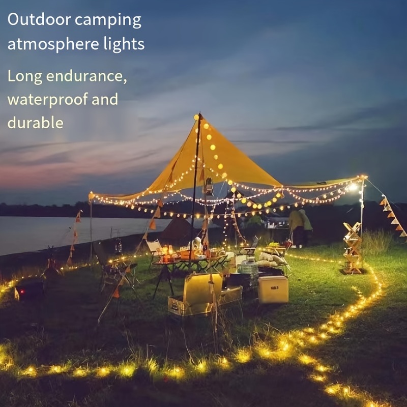 Camping String Light With 5 Lighting Modes Durable - Temu