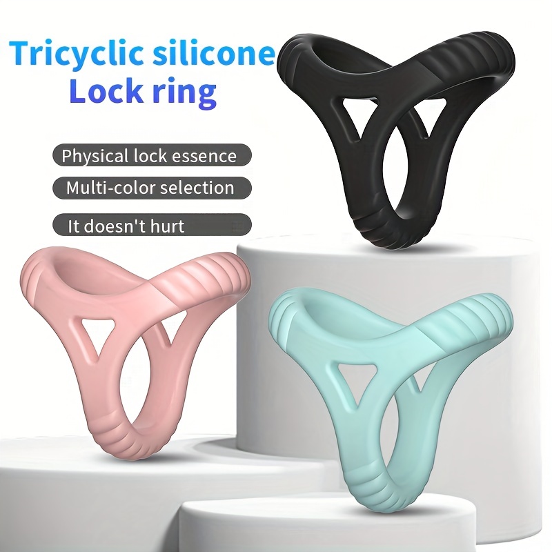 Cock Ring Silicone Penis Ring Male Delay Ejaculation Lasting - Temu