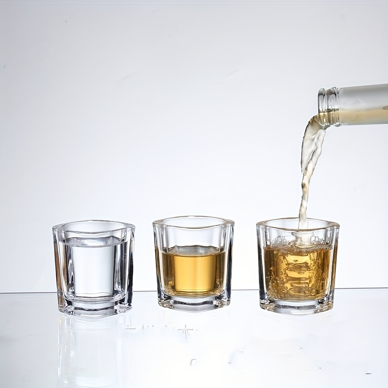 1.5 oz Clear Shot Glass Measuring Cup With Heavy Base For Tequila