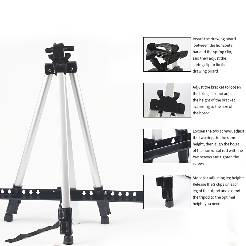 Adjust Stand Tripod Easel Display Drawing Board Art Artist Sketch Painting  Bag