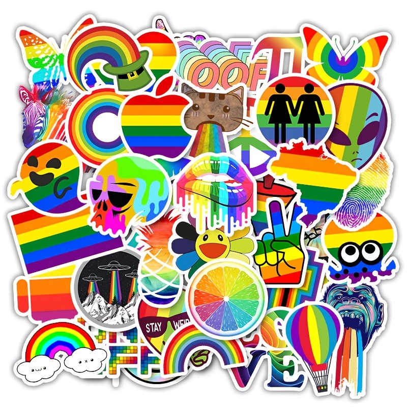 62pcs Good Vibes Cartoon Graffiti Vinyl Waterproof Stickers For Water Bottle,  Laptop, Phone, Skateboard, Guitar, Suitcase, Scrapbook, Helmet, Party  Favors Decorations For Kids, Teenagers, Adults