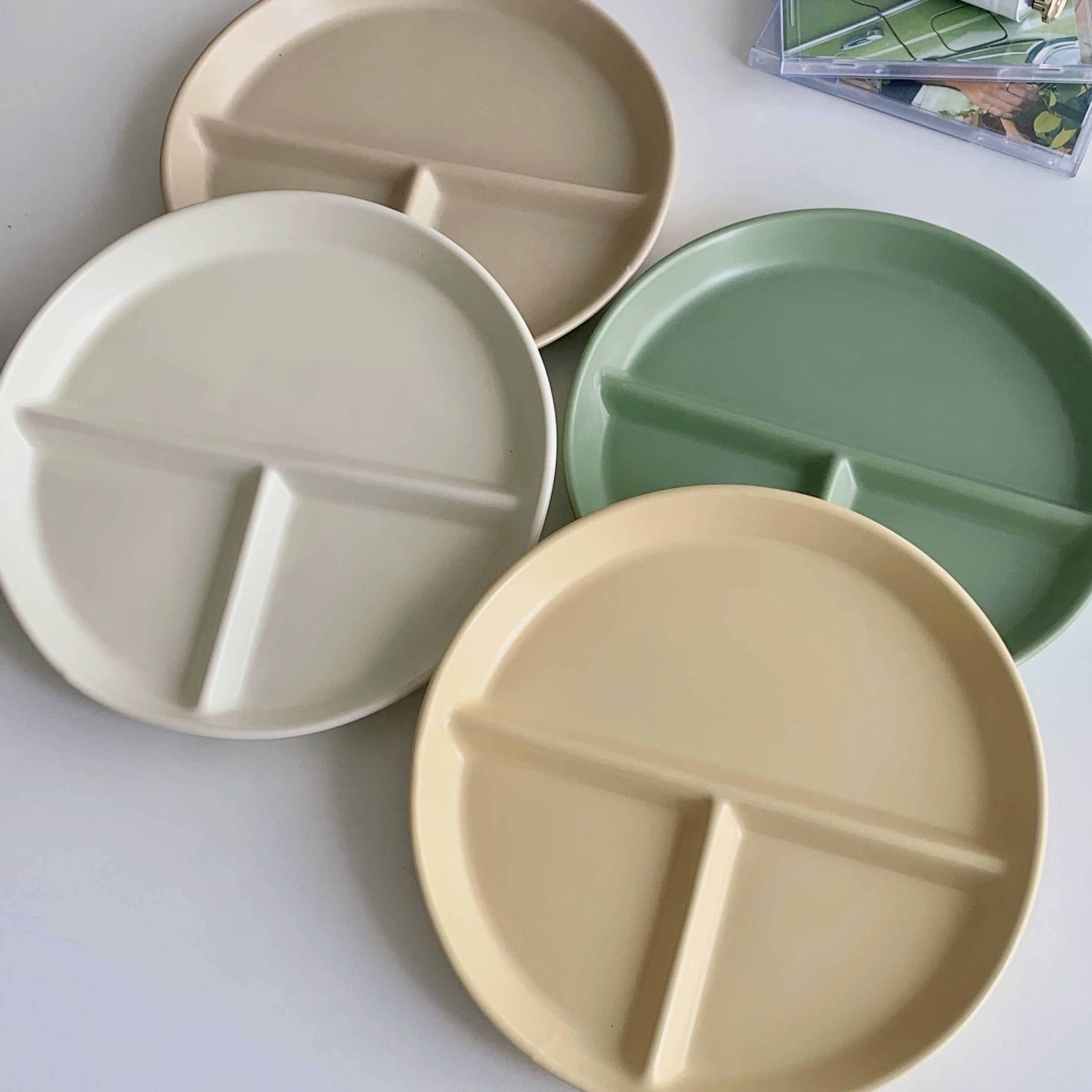 Portion Control Plates Divided Plate Adults Plastic 3 Compartment Dinner  Plate Perfect For Bariatric Diet Weight Loss Healthy Eating Reusable 3  Section Lunch Tray - Temu United Arab Emirates