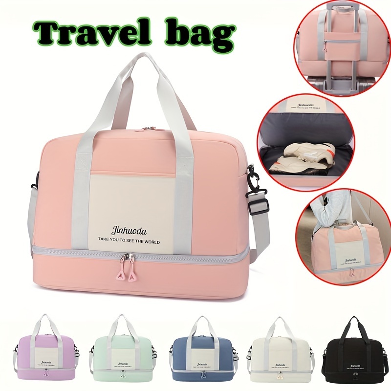 Bolsa Lona Viaje Plegable Bolsa Transporte Equipaje Nailon - Temu