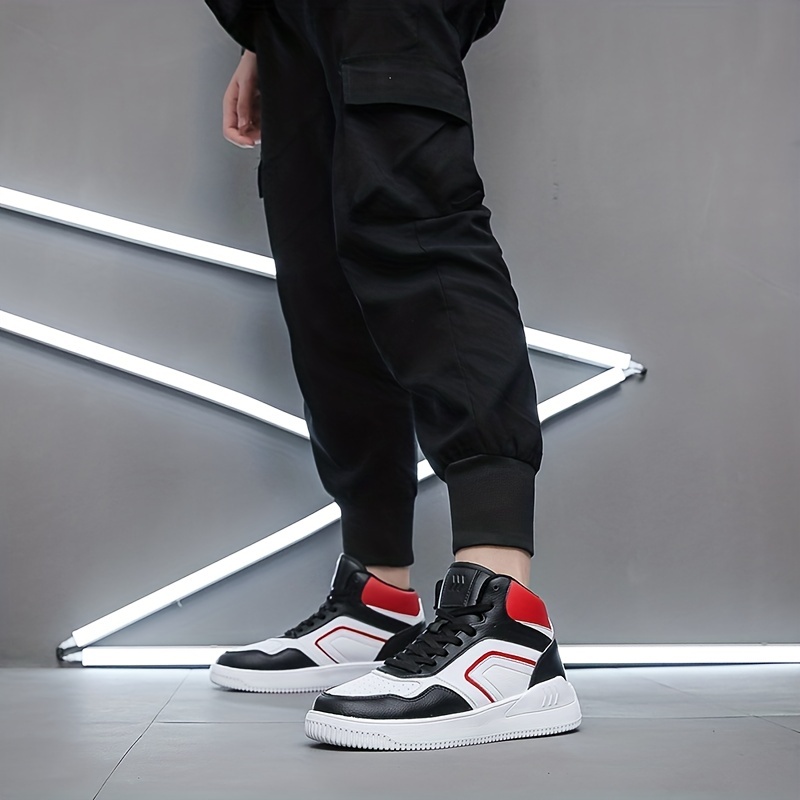 Men's High Top Sneakers Lightweight Non Slip Shoes