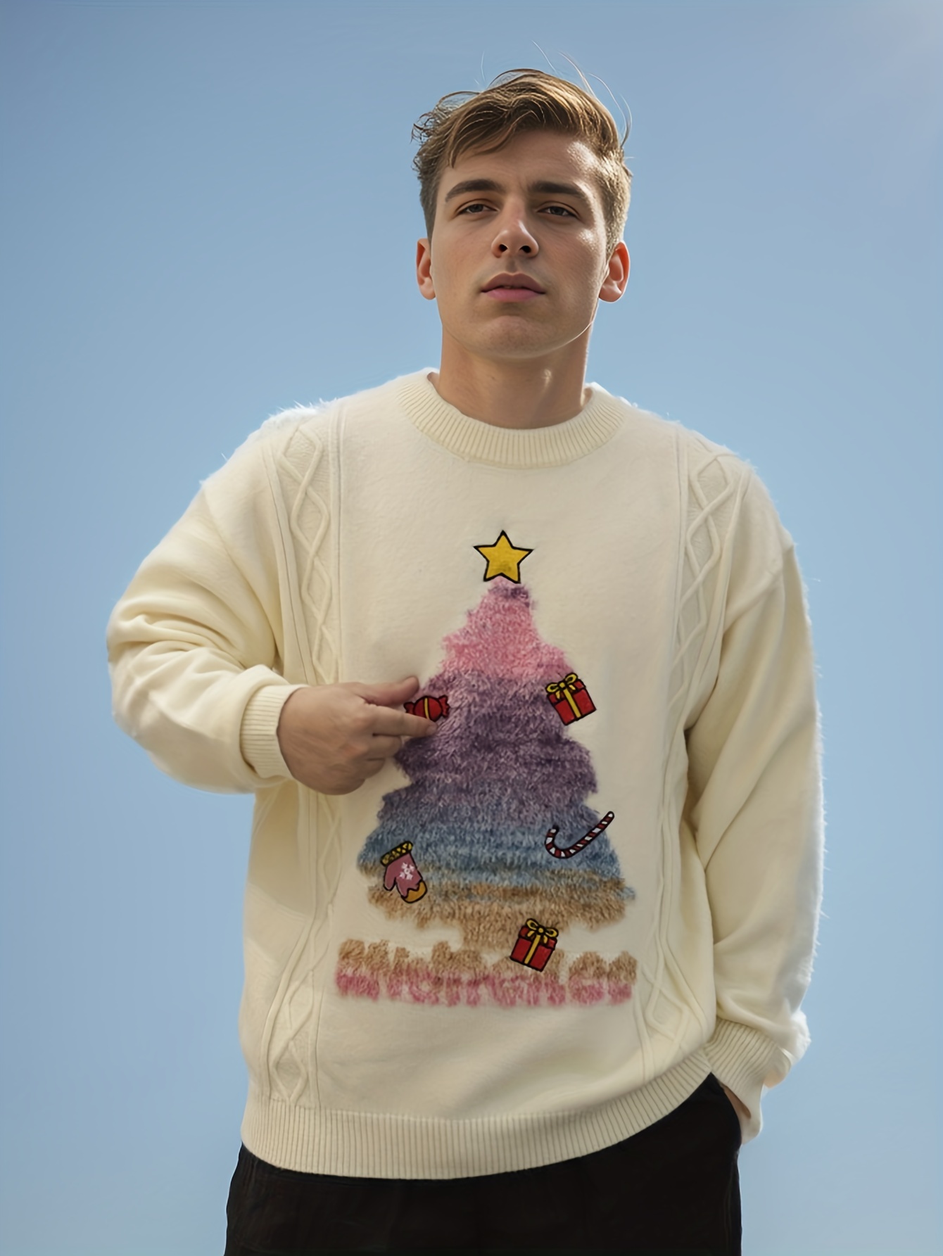 Mens classy christmas clearance sweaters