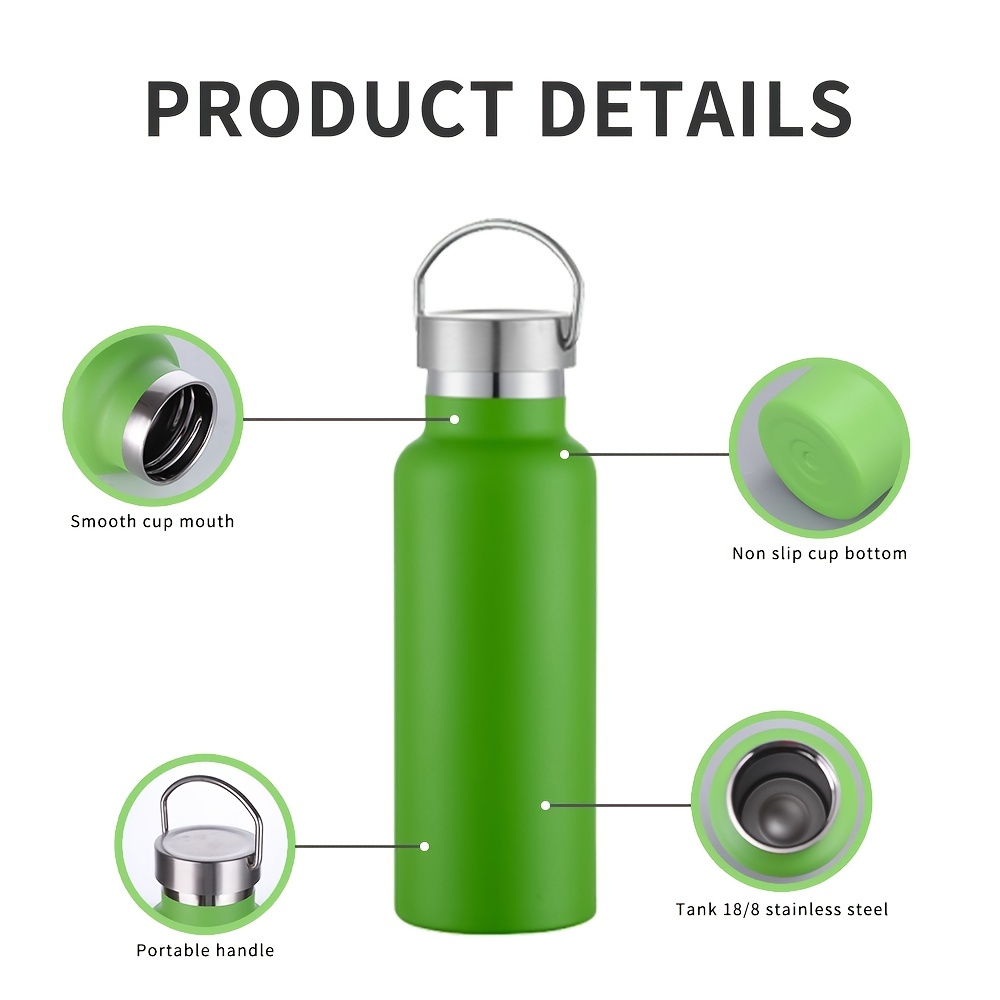 Watersy Insulated Water Bottle, Stainless Steel Sports Water Bottle, Keep  Cold For 24 Hours And Hot For 12 Hours, Water Bottle For School, Teacher  Appreciation Gifts - Temu