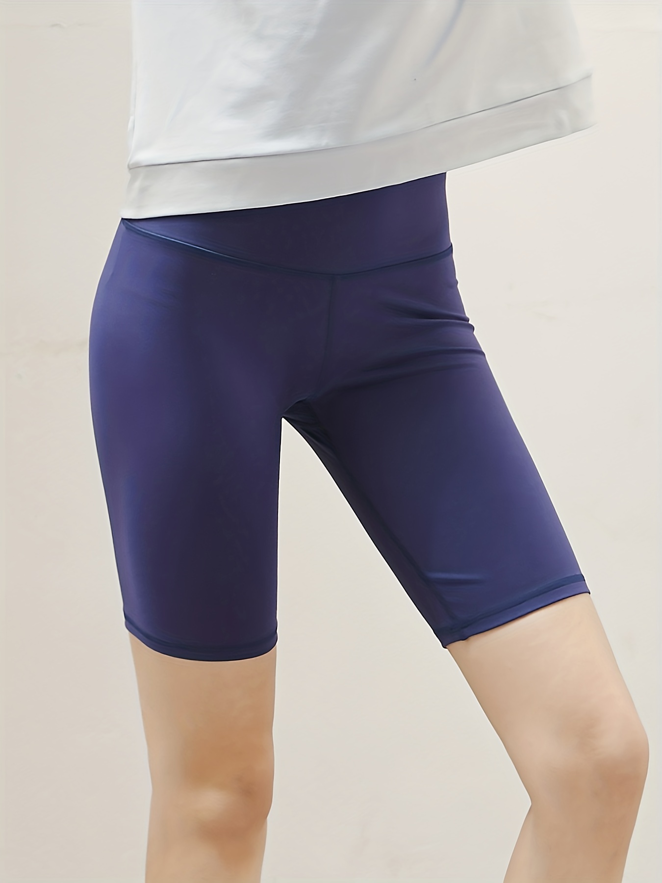 Women's Quick-Drying Knee-Length Yoga and Fitness Shorts - Perfect for  Running, Gym, and Sports Activities